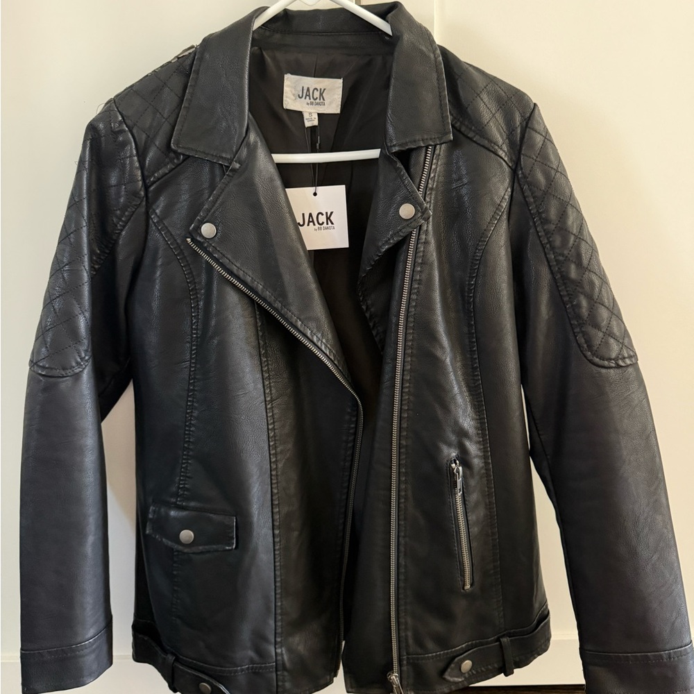BB Dakota Small Faux Leather Jacket